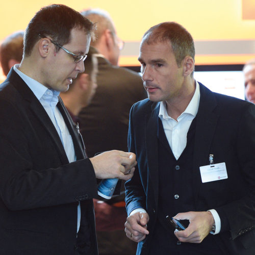 Franz Penka (IIC Intersport/CH) und David Tews (Intersport Deutschland)
