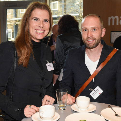 Bettina Höner (EK Servicegroup) und Martin Dammann (WDR Mediagroup)