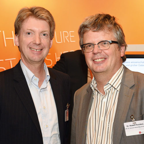 Olaf Gens (Rewe Group) und Dr. Robert Kecskes (GfK)