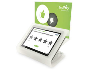 Alternativ zu den Smileys gibt es 5-Sterne-Bewertungssysteme. (Foto: SayWay)