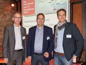 Christoph Maris, Patrick Luig, Jens Drubel: „Die schnelle und flexible Lieferung wird für den Kunden immer wichtiger.“ (Foto: Axel Schulten/EHI)