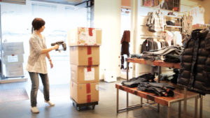 Bestandserfassung mit mobilem RFID-Handheld im Store und im Wareneingang
