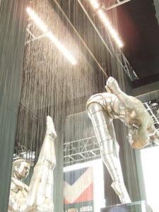 Die Waterwall, die es auch als Watedoor und Waterring gibt, ist nach wie vor ein spektakuläres Gestaltungselement. (Foto: as systems)