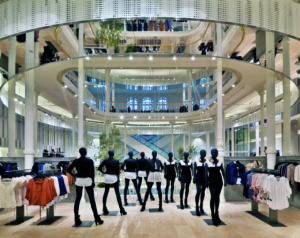 „Grün“ und edel: der Zara-Flagshipstore in Rom
