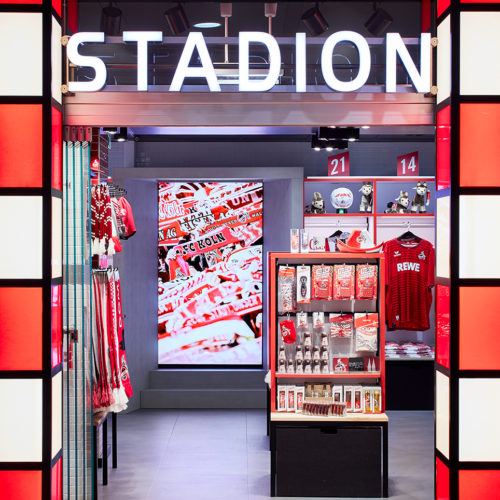 Im Dezember 2017 öffnete der Fanshop des 1. FC Kölns am Hauptbahnhof seine Pforten.