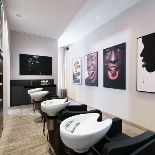 Integrierter Friseursalon