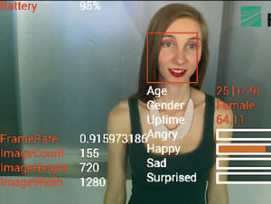 Die Gesichtserkennung des Fraunhofer-Instituts kann sogar die Mimik interpretieren. (Quelle: Fraunhofer IIS)