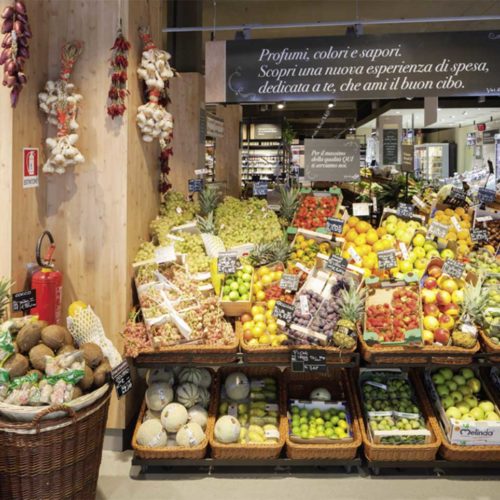 Die Obst- und Gemüseabteilung soll „Gourmet“-Besucher auf ein genussvolles Einkaufserlebnis einstimmen.
