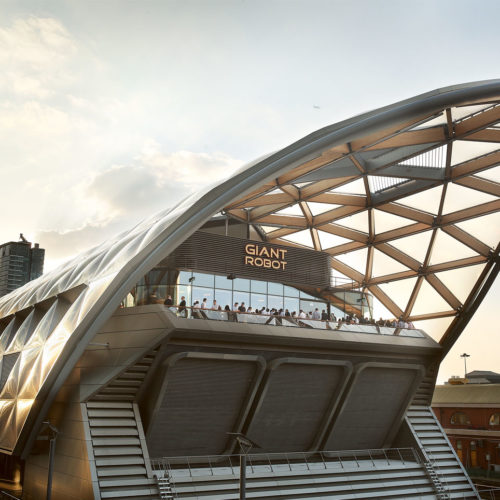 Der Markt London Union im „Giant Robot“-Gebäude: Street Food Market auf dem Dachgarten (Foto: Johnny Stephens Photography)