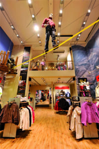 Jack Wolfskin, Antwerpen: Erlebnis-Architektur