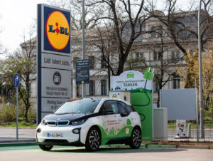 E-Ladesäule beim EHI Energiemanagement Award-Preisträger Lidl (Foto: Lidl)