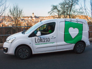 Der Warentransport erfolgt in Kastenfahrzeugen. (Foto: Lokaso)