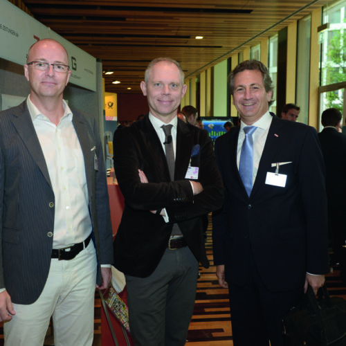 Oliver Cynamon (Targetmedia), Dr. Martin Kiel (Douglas Informatik), Markus Haus (Rewe)