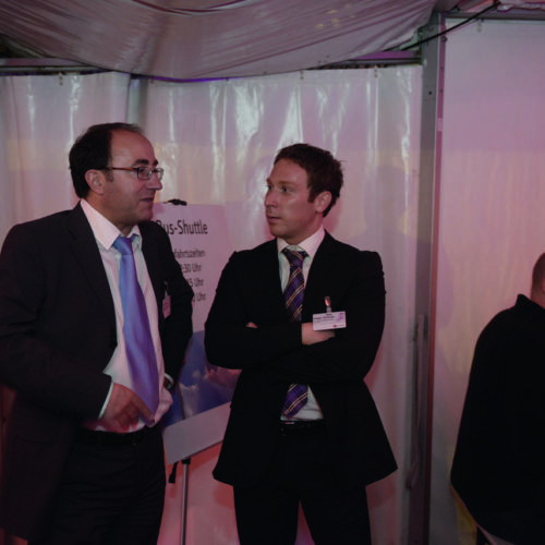 Tino Eidebenz (ZMG) und Holger Schmidt (dm)