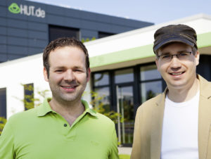 Die Geschäftsführer André Beelmann und Thomas Klatt (Foto: Hut.de)