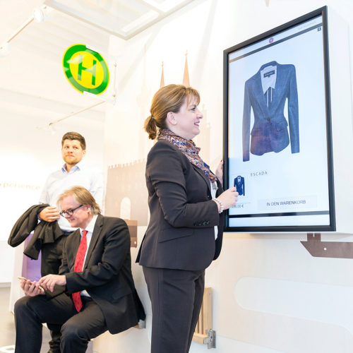Digitale Terminals in der Shopping Experience (Foto: GS1)