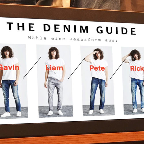 Digitaler „Denim Guide“ für Männer... (Foto: iq Studios)