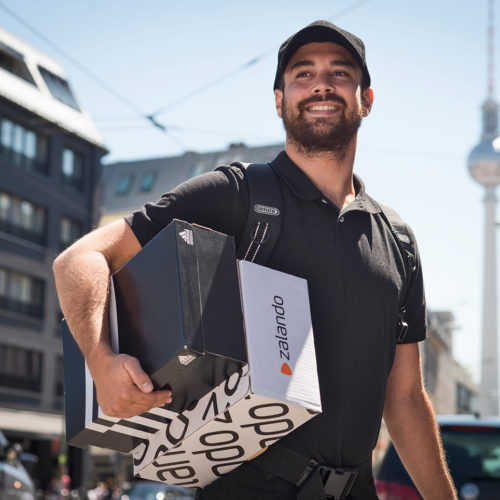 Kartonagen können auch die Marke transportieren (Foto: Zalando)